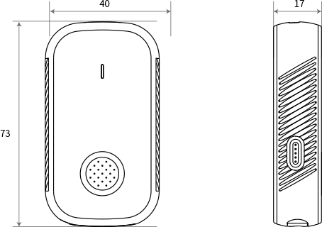 ثلاث طرق عرض لـ LoRaWAN Contact Tracker LW004-CT