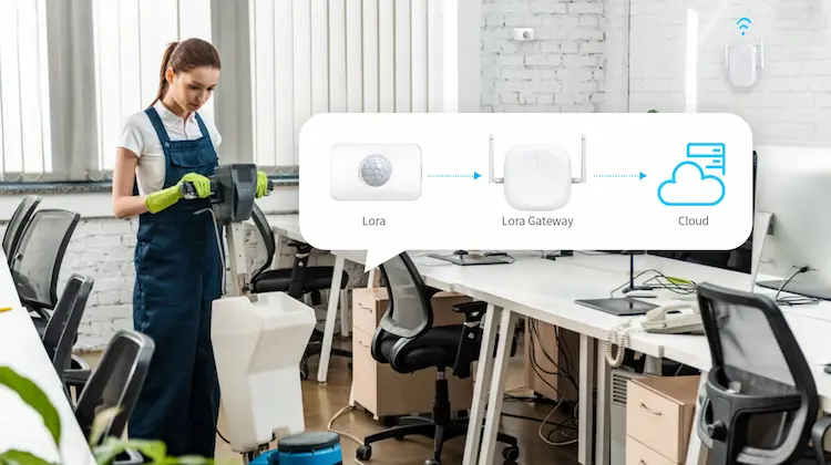 IOT marca una diferencia significativa en la gestión de edificios inteligentes con sus sólidas capacidades para integrar datos y realizar análisis. Entre ellos, El sensor LoRa PIR se destaca y se espera que sea el más próspero en la gestión de limpieza inteligente. Esta solución se centra en la limpieza basada en datos y en función de la demanda., optimiza el horario en base a datos e inteligencia artificial. Se cambia el concepto y modelo de práctica profesional de la limpieza al poder saber cuándo y dónde se necesitan los servicios de limpieza. Desafío del sensor PIR LoRa en la limpieza inteligente Para planificar y optimizar de forma inteligente la ruta y el horario de la limpieza, es necesario implementar una red LoRa confiable y extensible que pueda recopilar e integrar los datos de ocupación sobre la tasa de utilización de la arquitectura. Por lo tanto, La solución de limpieza LoRa necesita un bajo costo, sensores de movimiento infrarrojos pasivos fáciles de implementar con batería de larga duración, conectividad ininterrumpida, y excelente rendimiento de RF en interiores. Además, También se requiere que las puertas de enlace LoRa actúen como un intermediario seguro entre los sensores y la nube para manejar la comunicación y administrar la información que se mueve en ambas direcciones.. ¿Por qué elegir el sensor PIR LoRa de su sistema de limpieza inteligente? Nuestra puerta de enlace y sensor de movimiento PIR es una tecnología de interior ideal para proporcionar, remoto, comunicación bidireccional segura y de bajo consumo, puede respaldar la recopilación de métricas de datos clave relacionadas con estadísticas y patrones de ocupación de edificios y habitaciones. Al simplificar y mejorar la eficiencia de la recopilación de datos,nuestro sensor puede proporcionar datos de ocupación precisos para garantizar el requisito de limpieza real y generar una ruta dinámica para el limpiador. Conectividad en línea sostenida confiable,la batería de larga duración y el excelente rendimiento de IR en interiores son la ventaja competitiva de nuestro sensor de limpieza LoRa. Se puede desplegar en posición reservada de forma rápida y económica.. En qué consiste nuestra solución de limpieza LoRa? MOKOLoRa proporciona un servicio integral,nuestra solución incluye sensor LoRa PIR,puerta,ajuste de parámetros,y así. Nuestra puerta de enlace LoRaWAN es un dispositivo inalámbrico que puede transportar alta capacidad en una sola red con la capacidad de enviar y recibir simultáneamente cientos de mensajes por segundo desde dispositivos implementados cerca de ellos.. Una vez que se encuentra el sensor de movimiento LoRaWAN,nuestra infraestructura de software IOT se organizará para operar todos los dispositivos integrados LoRaWAN,al recopilar los datos,se puede habilitar el acceso a la aplicación final. Gracias a la arquitectura, MOKOLoRa proporciona una rutina optimizada desde el hardware hasta la nube en el núcleo de nuestro sistema. En lenguaje sencillo, permite conectar varios tipos de sensores a cualquier sistema o aplicación ERP basados ​​en diferentes tecnologías de conectividad y desplegados en nubes públicas o privadas. Puede validar rápidamente la prueba de concepto al principio de un proyecto y luego expandirse a soluciones factibles. además,también le permite desarrollar su aplicación basada en nuestros conceptos básicos de IoT. De esta manera, puede concentrarse en crear más valores en su negocio principal en arquitectura inteligente sin molestarse en lidiar con la complejidad de la conectividad a Internet.. es más, El módulo LoRa también se puede proporcionar si lo desea.