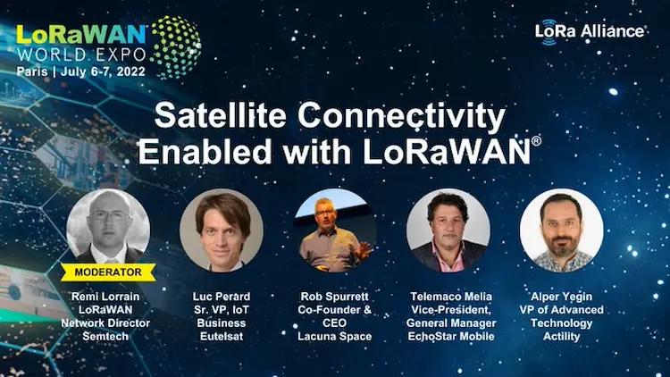 Satellite connectivity enabled with LoRaWAN