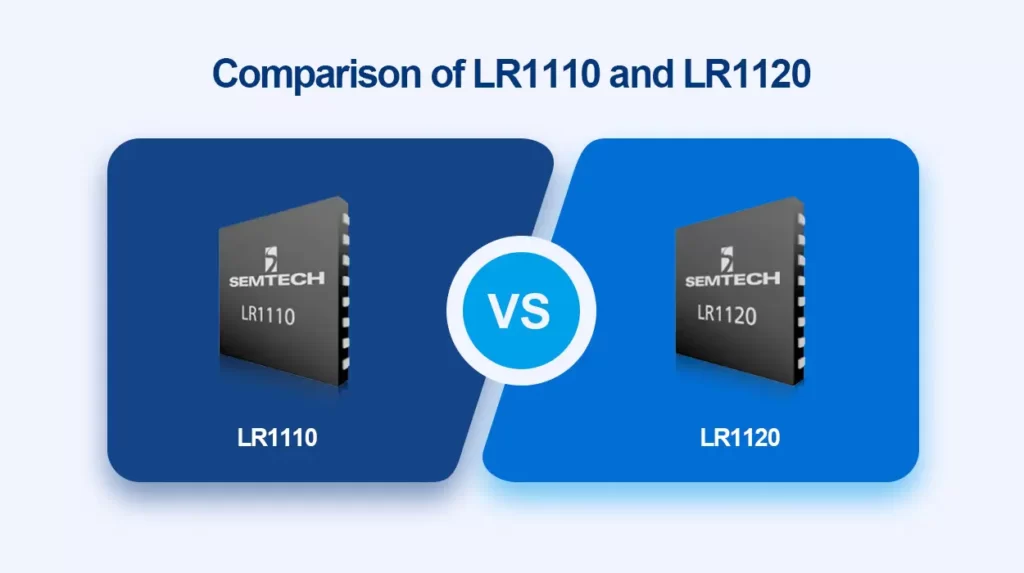 Comparación de LR1110 y LR1120
