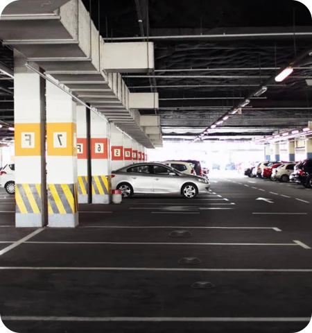 مستشعر وقوف السيارات LW009-IG/SM LoRaWAN في تطبيقات مواقف السيارات العامة الأخرى