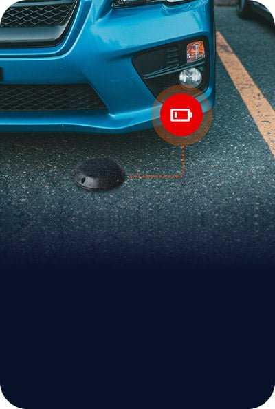 إنذار التداخل الكهرومغناطيسي القوي لجهاز استشعار وقوف السيارات LW009-IG/SM LoRaWAN