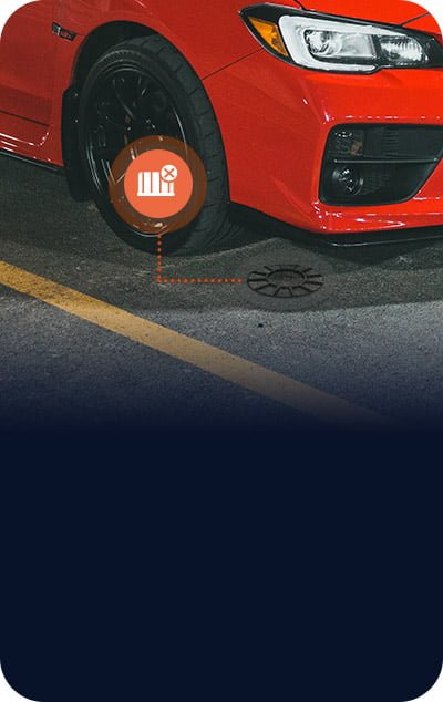 تحذير من خطأ في الأجهزة لجهاز استشعار وقوف السيارات LW009-IG/SM LoRaWAN