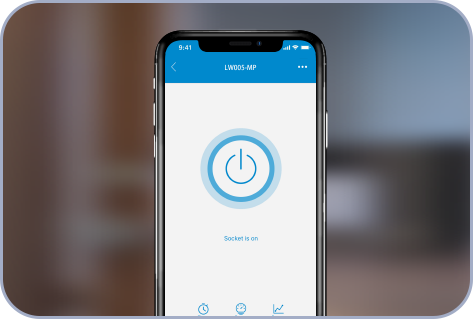 Control remoto ON/OFF del enchufe del medidor LW005-MP