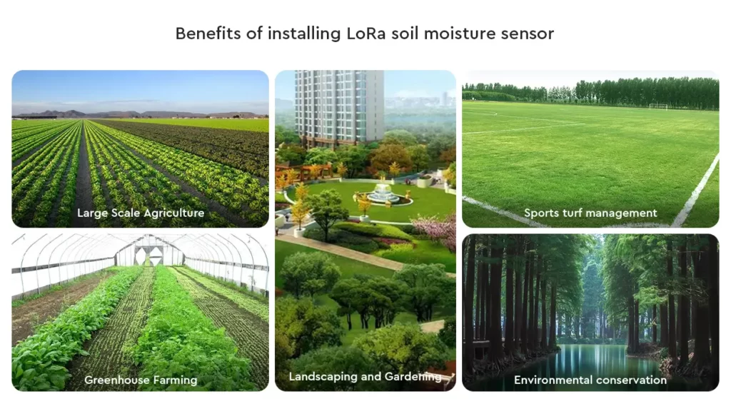 LoRa toprak nemi sensörünün uygulamaları